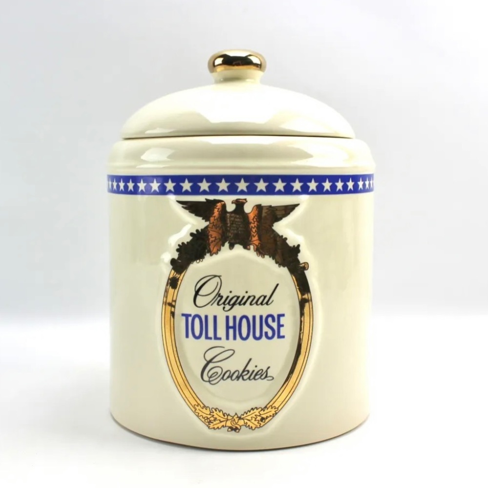 Original Nestle Toll House Cookie Jar VTG